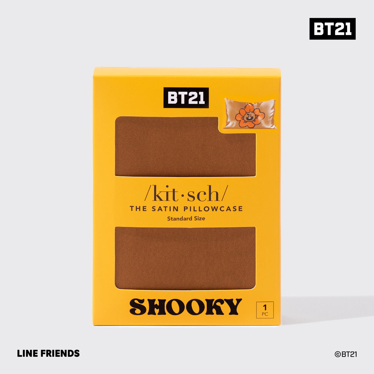 Kitsch x BT21 Satin Pillowcase in SHOOKY