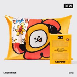 Kitsch x BT21 Satin Pillowcase in CHIMMY