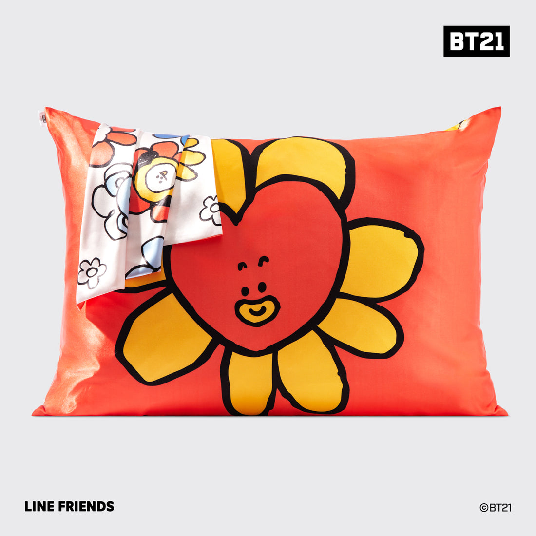 Kitsch x BT21 Satin Pillowcase in TATA