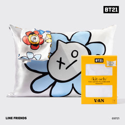 Kitsch x BT21 Satin Pillowcase in VAN