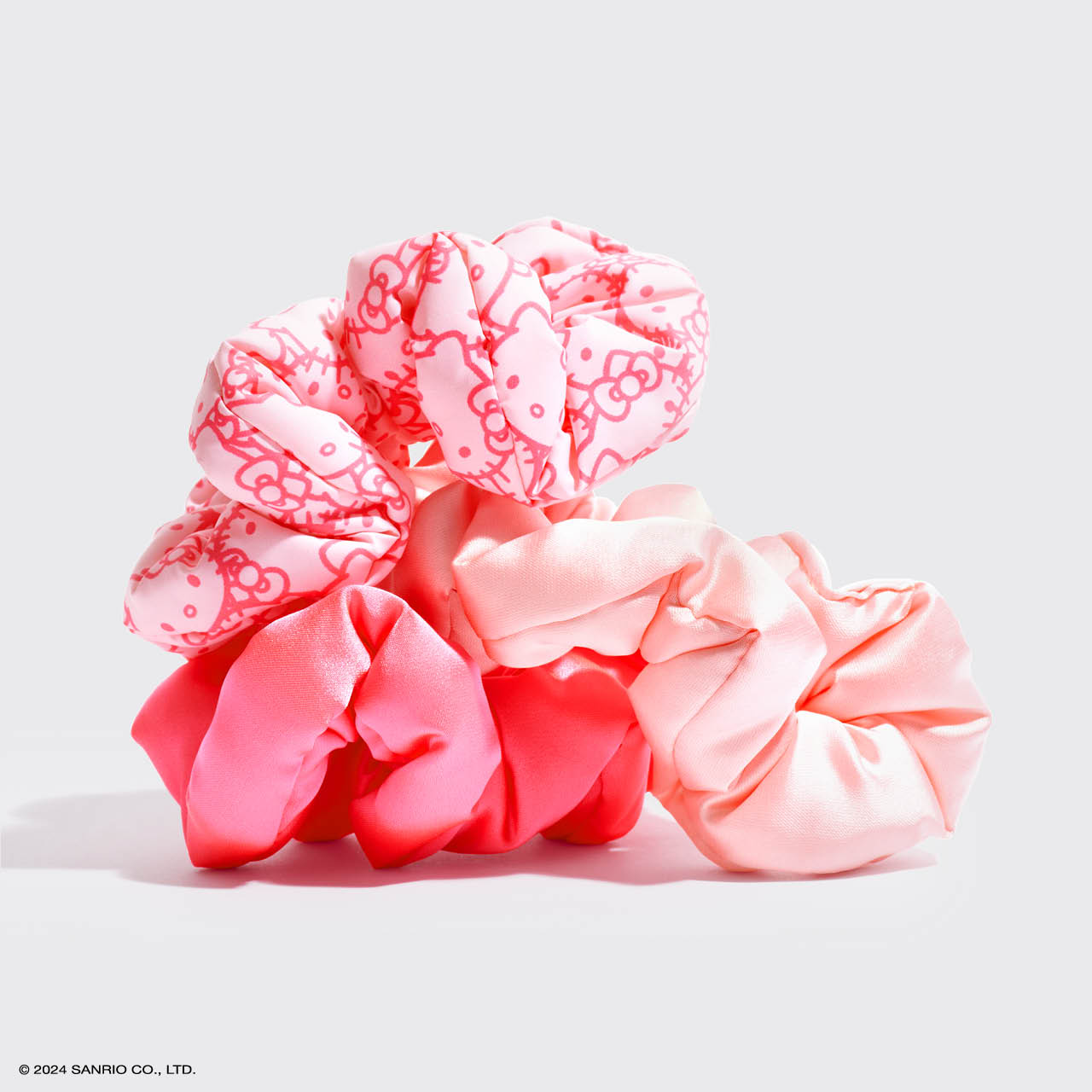 Kitsch x Hello Kitty Puffy Scrunchies 3pc Set