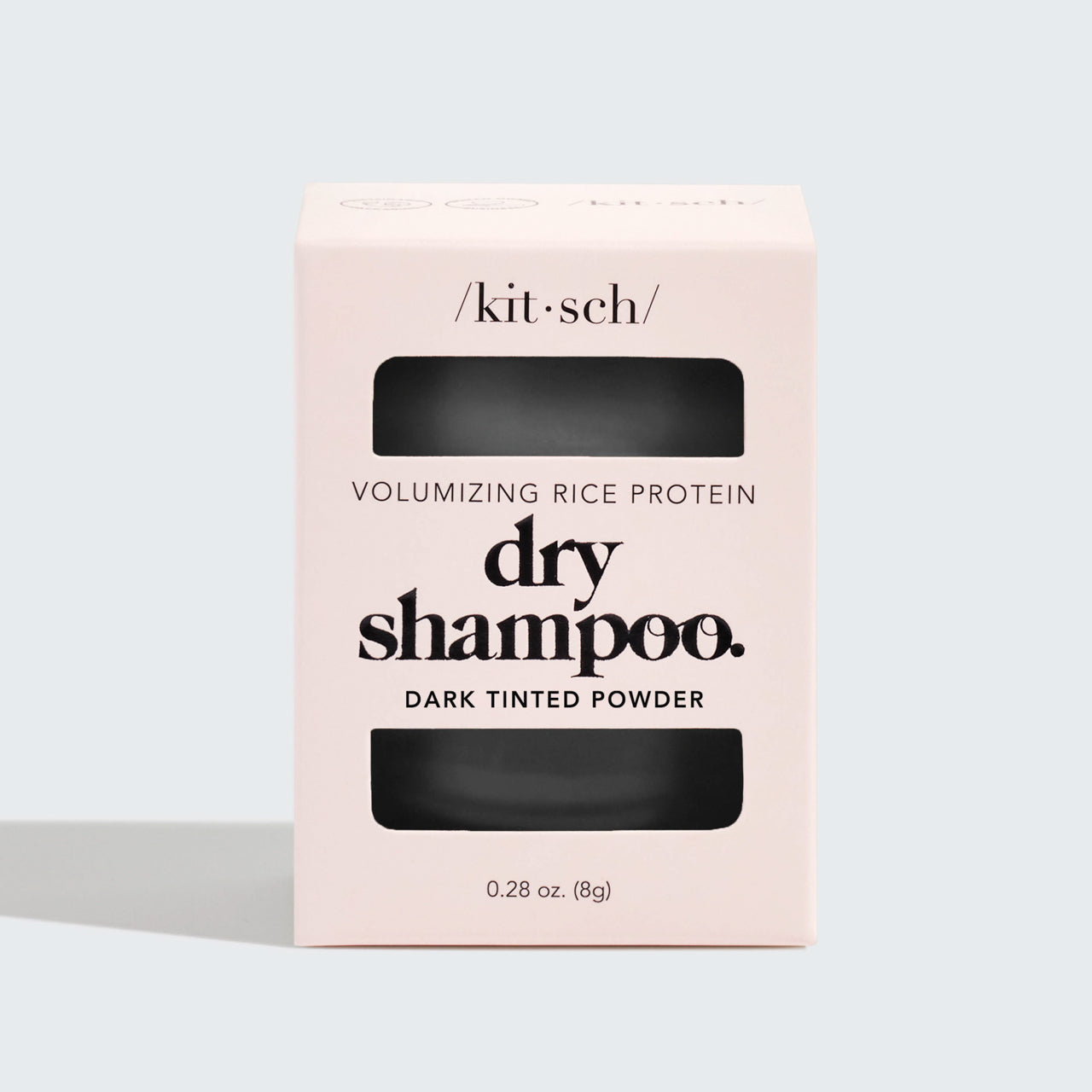 Dark Volumizing Rice Protein Dry Shampoo with Puff