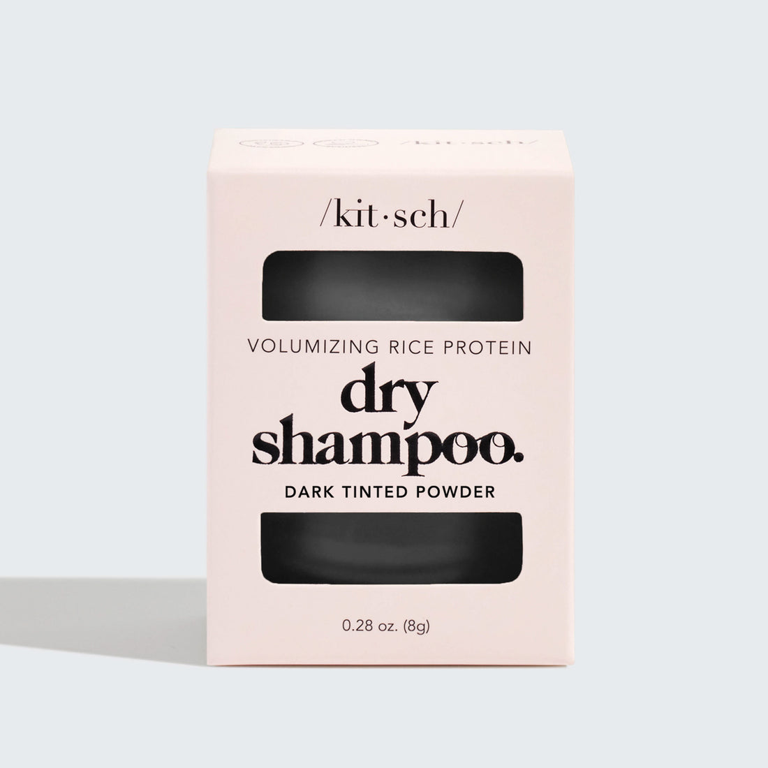 Dark Volumizing Rice Protein Dry Shampoo with Puff