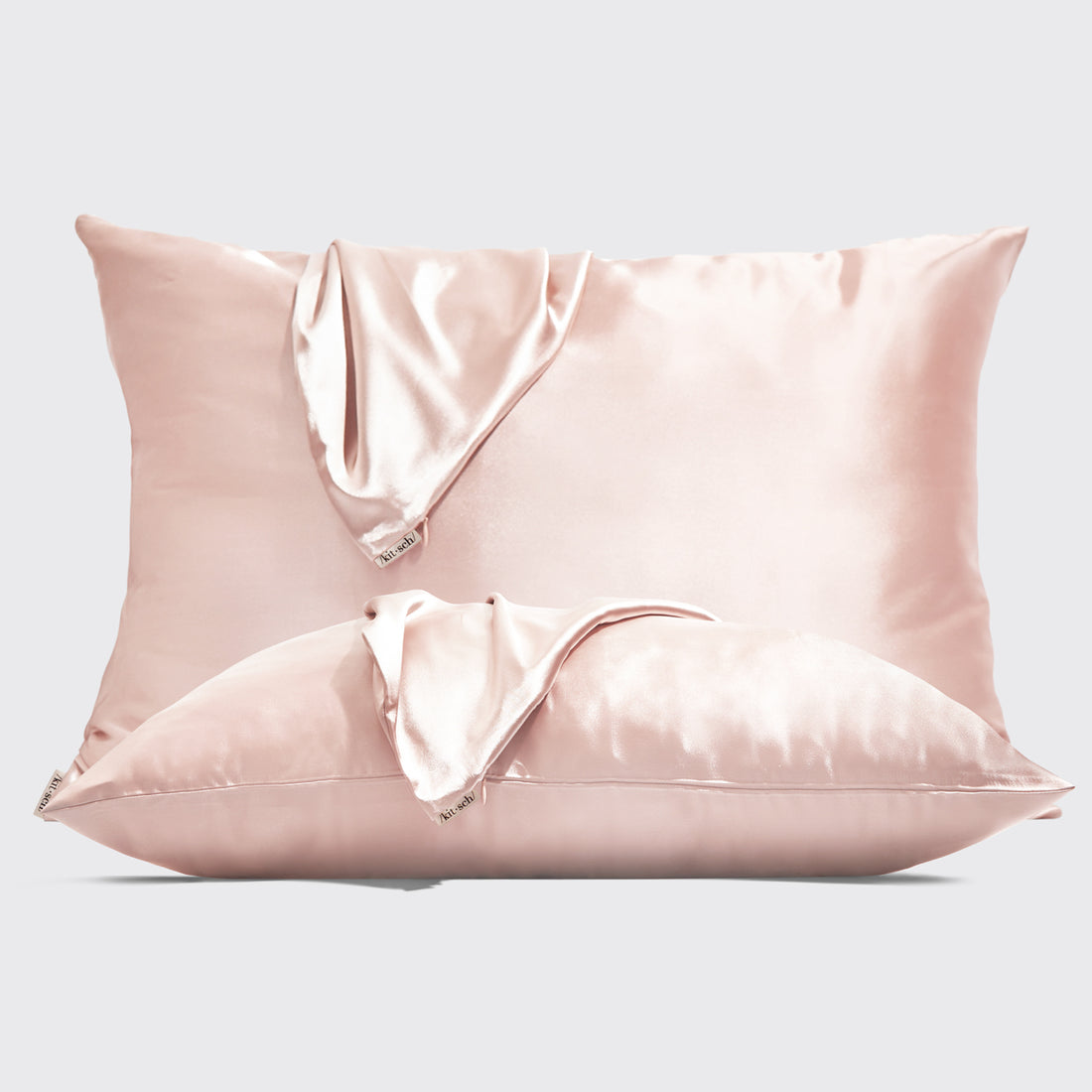 Limited Edition Blush Satin Pillowcases 2pc Set - Standard