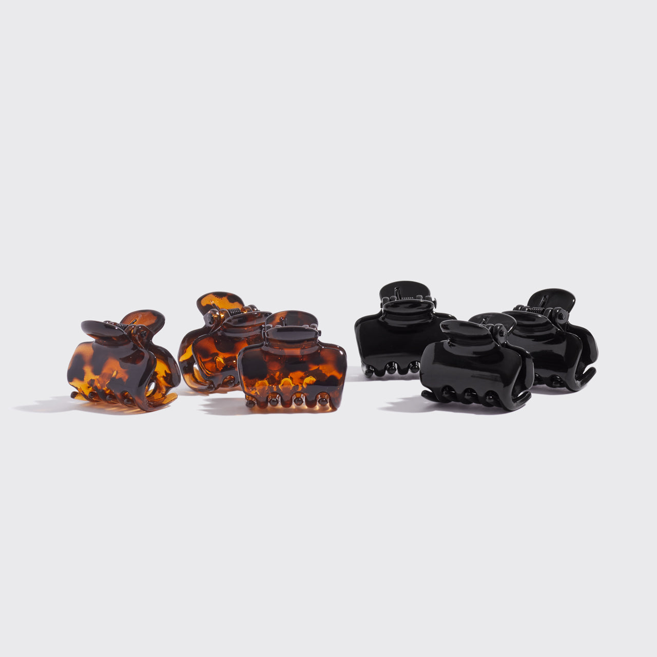 Black & Tort Cloud Claw Clips 2pc Set