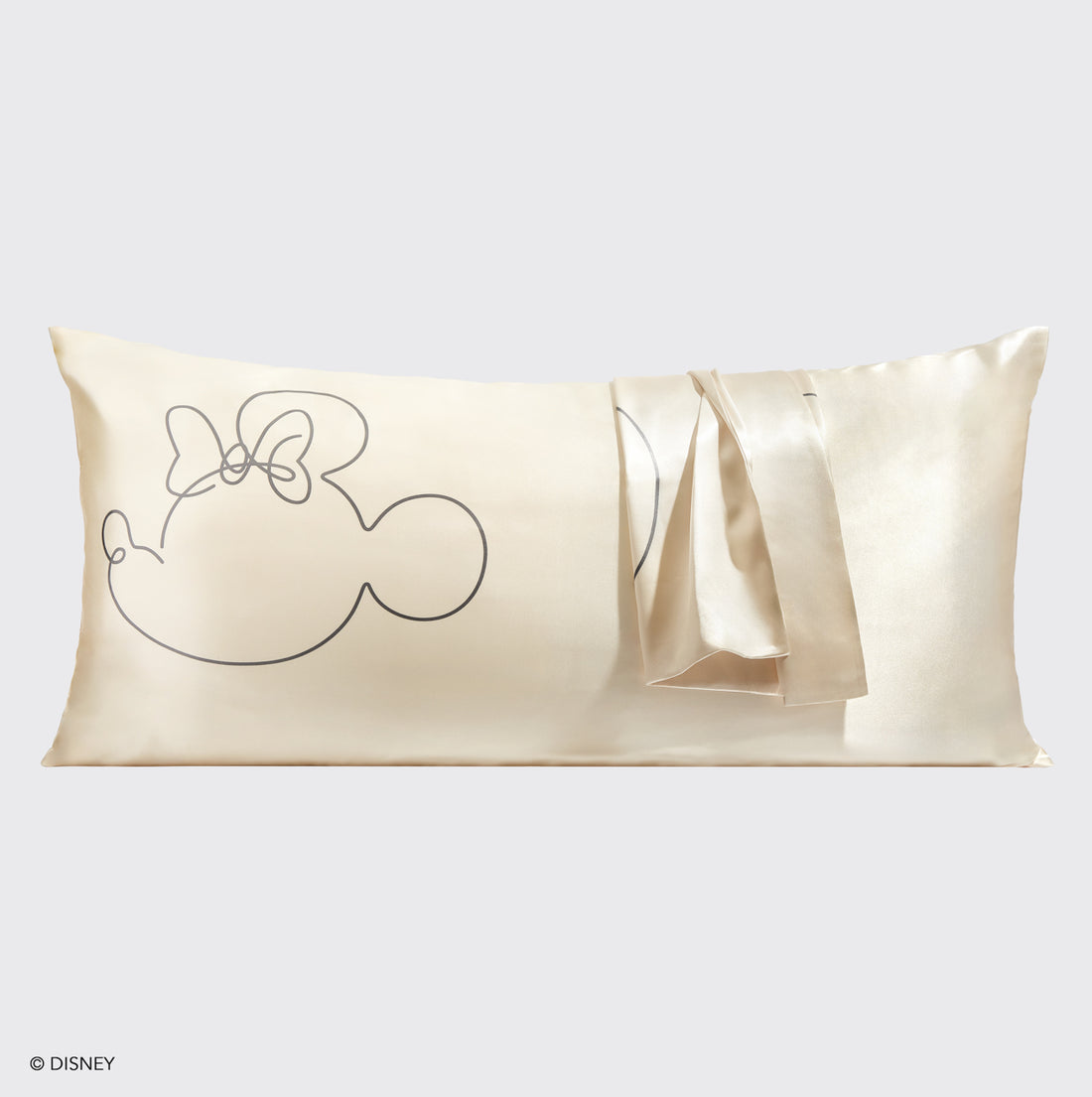 Kitsch x Mickey and Minnie Satin Pillowcase in Mrs. Mouse - King