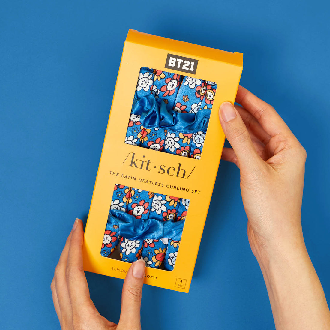 Kitsch x BT21 Satin Heatless Curling Set in UNIVERSTAR