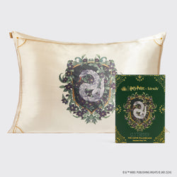 Kitsch x Harry Potter Satin Pillowcase in Slytherin