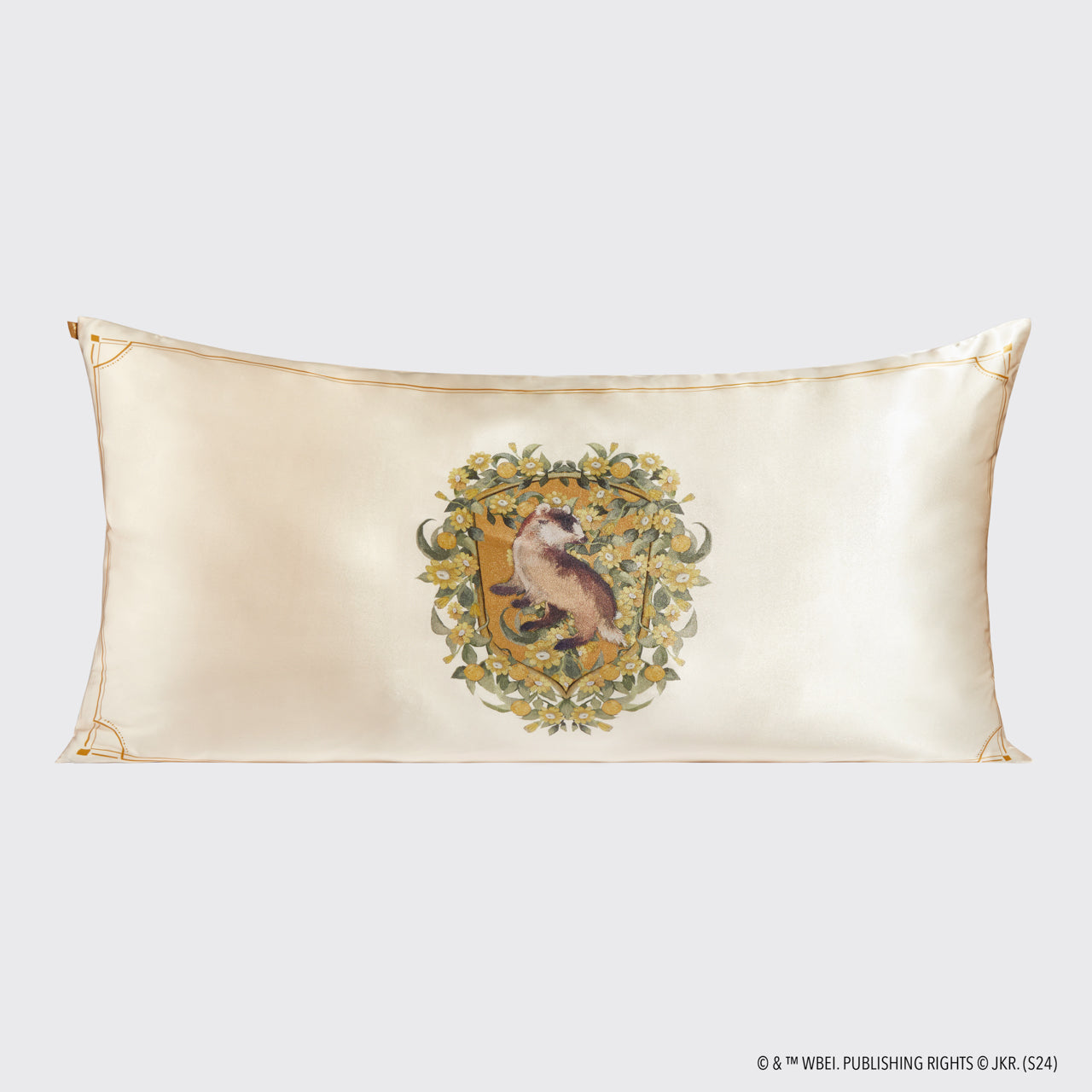 Kitsch x Harry Potter Satin Pillowcase in Huflepuff - King