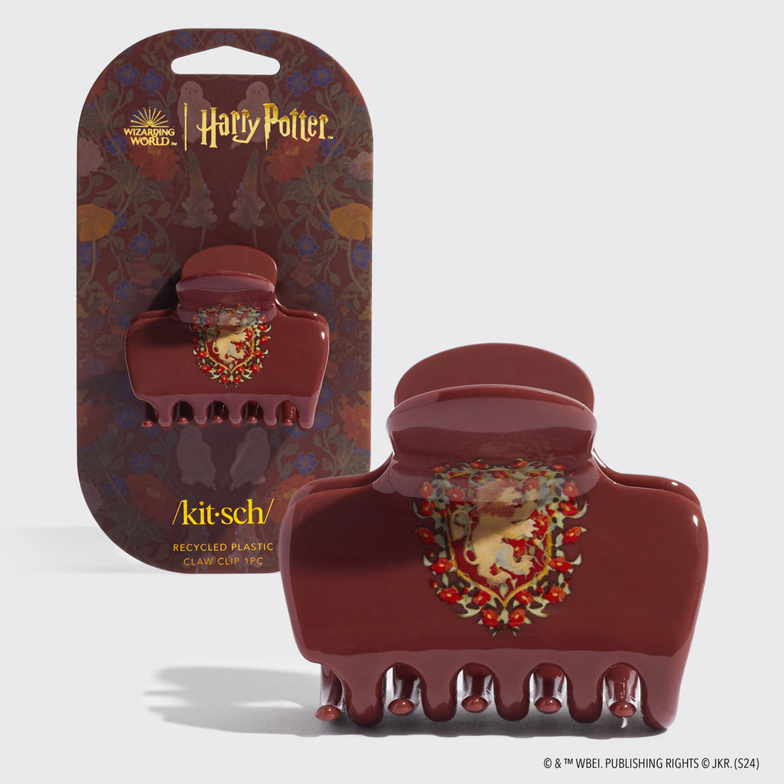 Kitsch x Harry Potter Cloud Claw Clip in Gryffindor