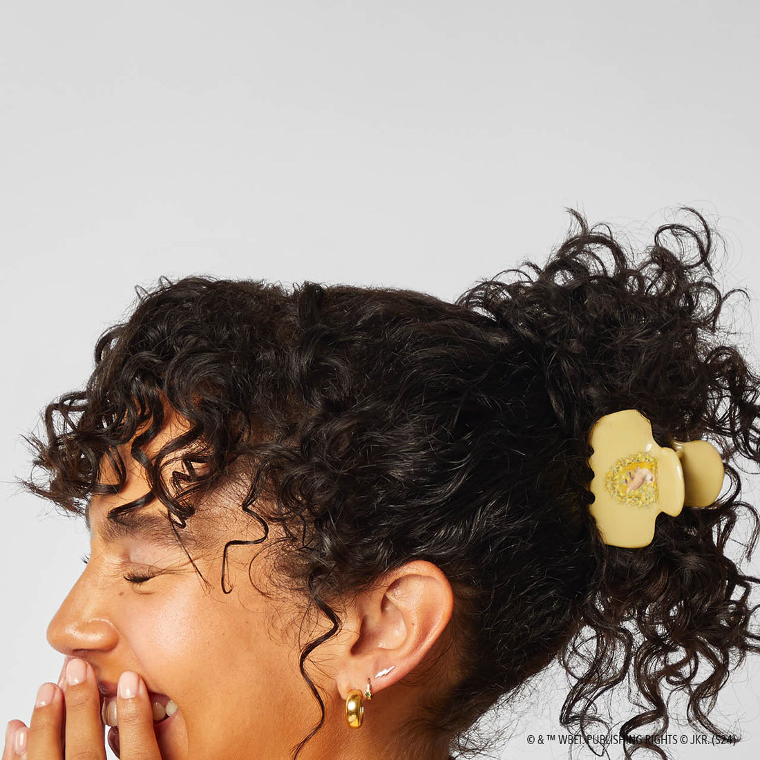 Kitsch x Harry Potter Cloud Claw Clip in Hufflepuff