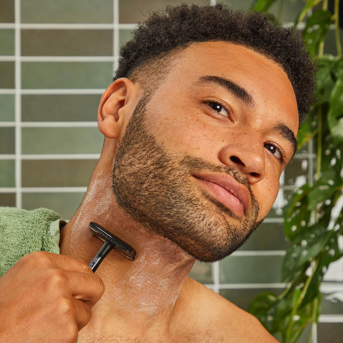 Double-Edged Safety Razor 8pc Set - Black