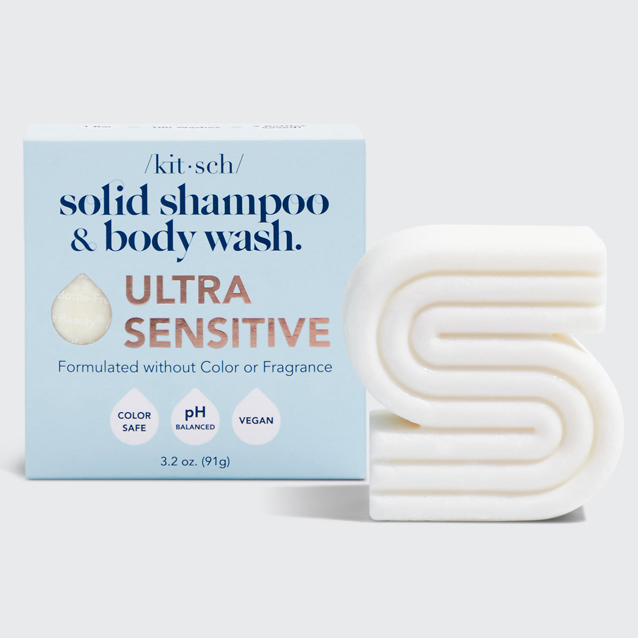 Ultra Sensitive Shampoo & Body Wash Bar Fragrance Free