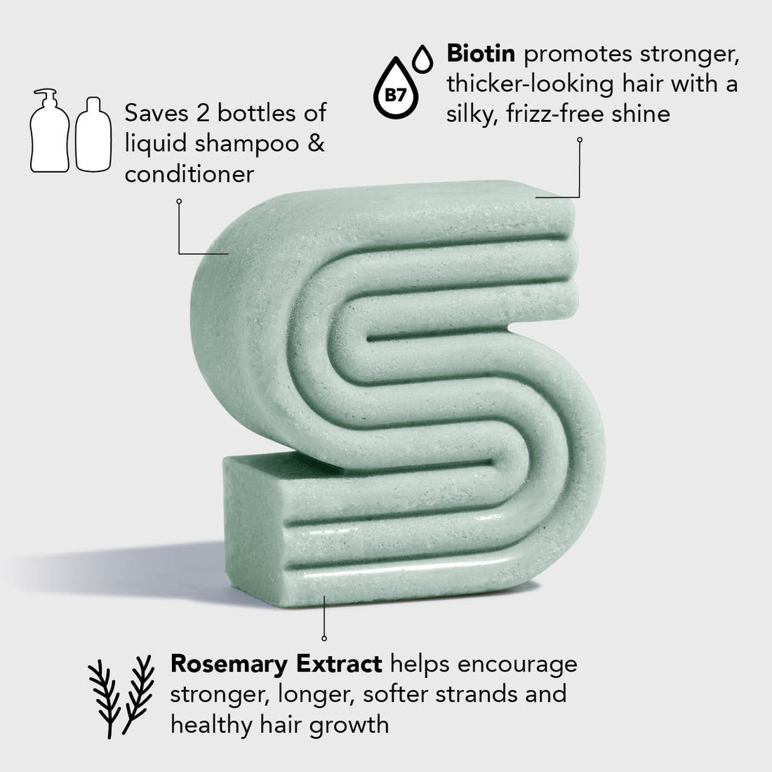 Rosemary & Biotin Volumizing Shampoo Bar