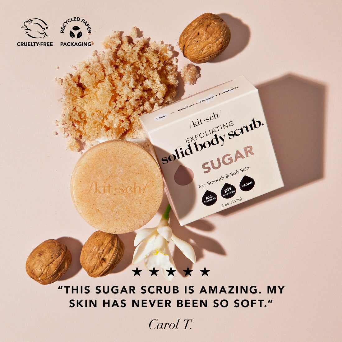 Sugar Exfoliating Solid Body Scrub