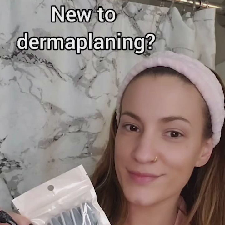 Recycled Plastic Dermaplaners 12pc Set- Black