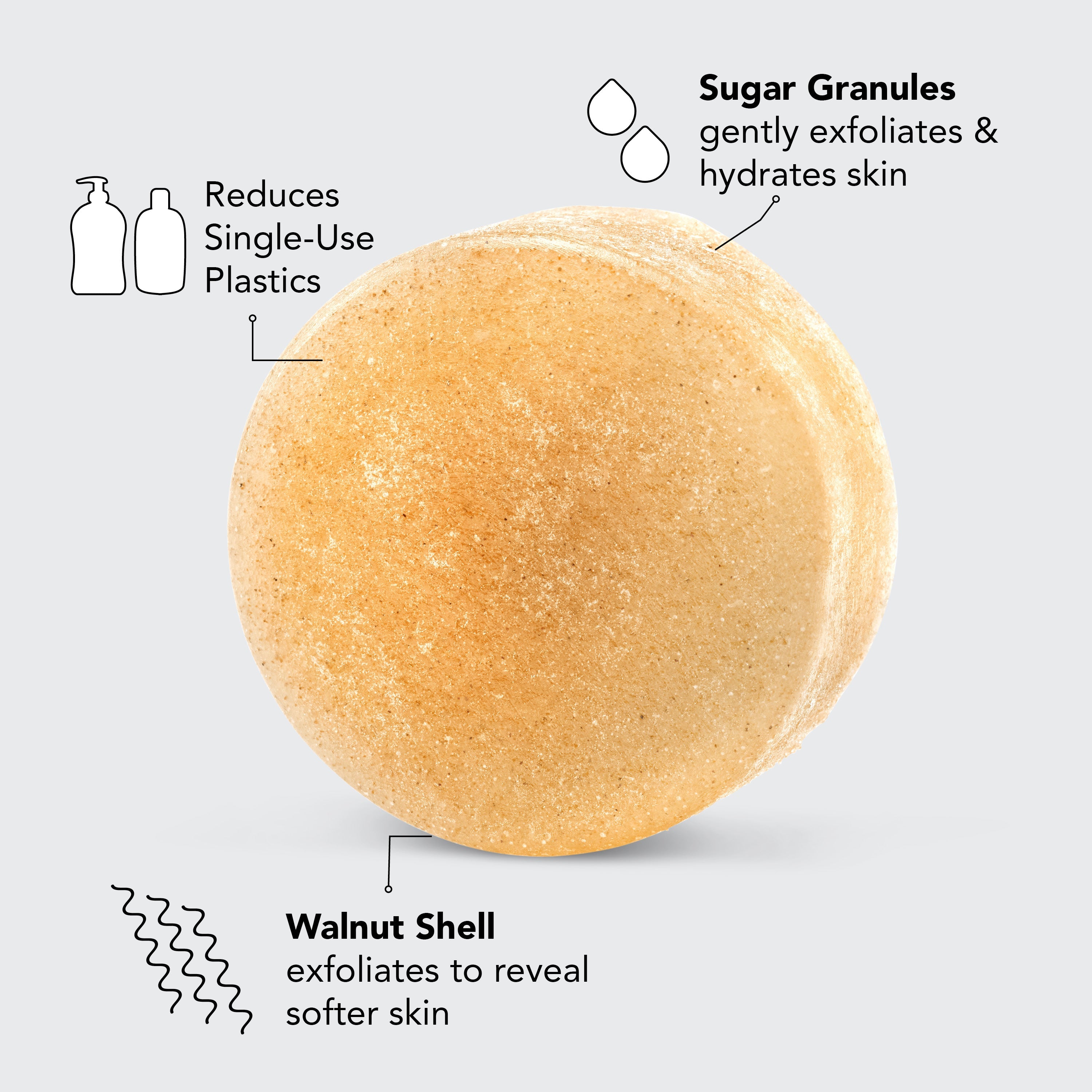Sugar Exfoliating Solid Body Scrub