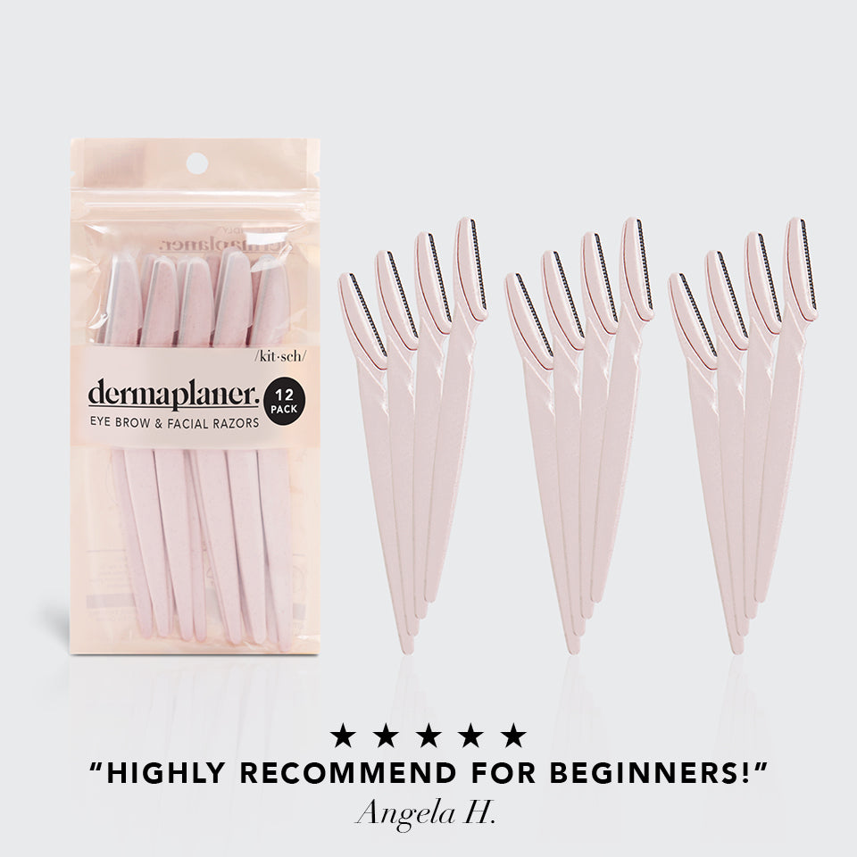 Recycled Plastic Dermaplaners 12pc Set -Terracotta
