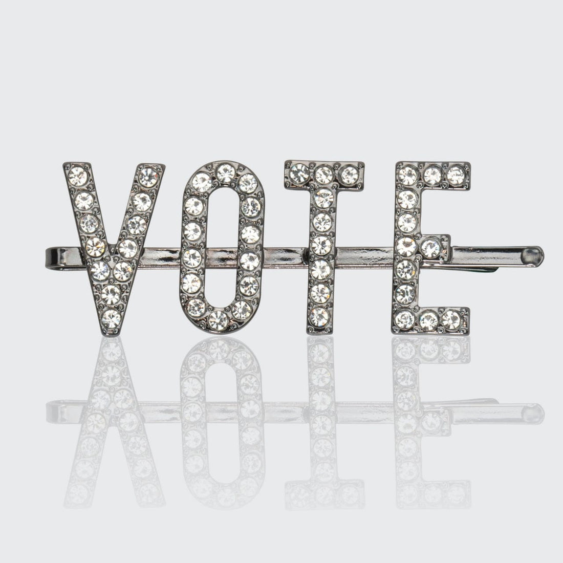 Vote Rhinestone Bobby Pin